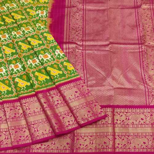Pochampally Ikat silk saree|Ikat saree|Ikat pattu sarees|pinkwinkgirl